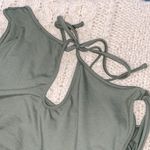 Zenana Outfitters olive green romper size medium Photo 3