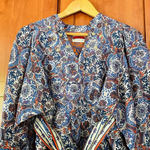 Chufy Ma Dress Mini Lin Floral Print Cotton Silk Embroidered Size XS Photo 2