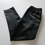 Allen B. Black Satin Tapered Ankle Pull Photo 2