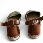 Old Navy  Faux-Suede/Faux-Leather Ankle-Strap Espadrilles Sage Green Size 6 Photo 4