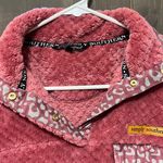 Simply Southern  Jacket Sherpa pull over pink women’s large Photo 1