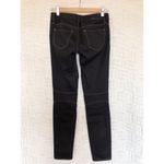 Work Custom Jeans Moto Skinny Black Size 24 Photo 2