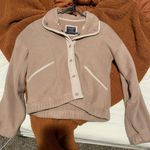 Abercrombie & Fitch Fluffy Mauve Jacket Photo 0