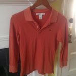 Abercrombie & Fitch Vintage 3/4 Sleeves Polo Orange - Sz Medium Photo 0