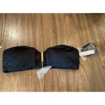 Victoria's Secret  VS Files Bandeau Bikini Top with removable Straps Black gold M Photo 3