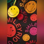 Farm Rio ๐ x Smiley Collab Reusable Foldable Tote โ NWT Photo 5