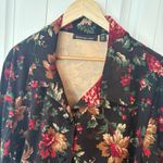 Briggs New York  Floral Button Up Top Size 2X Photo 2
