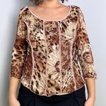 Dress Decode Y2K Leopard Long Sleeve Top Photo 0