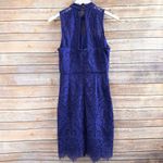 Dear Moon Dress Juniors Size 5 Blue Lace Mini Sheath Party Cocktail NWT Photo 1