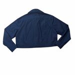 Wear Cissa Shorty Navy Blue Cropped Button Down Shirt Size XS Photo 1