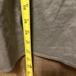 Something Navy  Woman’s Felix Ruffle Top Size Small Olive Green Photo 6