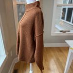 Universal Threads Universal Thread Cognac Brown Cropped Boxy Fit Mockneck Sweater Sz XS Photo 1
