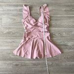 Amazon NEW Upopby Women's One-piece ruffled mesh dress swimsuit - large Photo 5