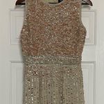 Mac Duggal  Sequin High-Neck Column Midi Dress Photo 4