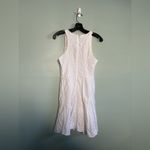 Bebe  Elegant White Striped Bandage Style Knee Length Summer Dress Sz 4 Photo 4