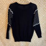 Well Worn  Black and Pink Festive Sweater Photo 7