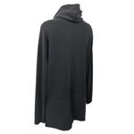 The Noli Shop Black Long Sleeve Turtleneck Mini Sweatshirt Sweater Dress Size S Photo 1