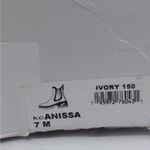 Calvin Klein Anissa Shearling Platform Chelsea Boots Women 7M Ivory Trendy Chic Photo 11