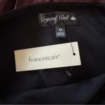 Francesca’s black satin slip mini and midi dress size medium NWT $48 Photo 7