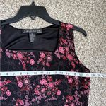 🦋 Vintage A Wild Thyme Black Pink Floral Butterfly Midi Maxi 90s Casual 14P Photo 4