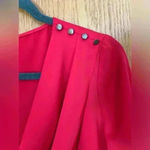 Amanda Uprichard Wrap Detail Bishop Sleeve Blouse L Photo 3
