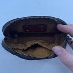 Patricia Nash Keisley Cosmetic Key Fob Leopard Calf Hair Leather Brown Zipper Photo 10