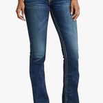 Silver Jeans  Womens Size 27x33 Aiko Bootcut Jean Dark Wash Denim Western Cowgirl Photo 0