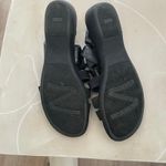 Life Stride  Simply Comfort Sandals Size 8.5 Black Slingback Wedge Comfort Photo 2