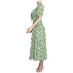 Likely  Alisa Cut-Out Floral Midi Dress, Ivory/Green, 4 (US) Photo 7