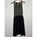 Dolan Anthropologie Green/ Black Fabiana Knit Dress Size Small Green Photo 1