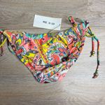 Shoshanna NWT  Boho Paisley Floral Side‎ Tie Bikini Bottoms Multicolor P XS Photo 4