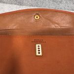 Vintage Rolfs Women's Brown Leather Wallet Floral Embossed Checkbook Photo 10