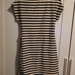Striped Black and White Mini Dress Size XS Photo 6