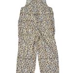 Urban Outfitters Camille Cotton Printed Overalls Leopard Print Streetwear Sz SP Photo 5