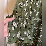 ASOS Curves New Look Avocado Green Amelie Floral Balloon Sleeve Smock Dress Size undefined Photo 9