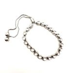 Premier Designs studded statement crystal bracelet adjustable silvertone silver Photo 1