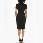 Maggy London NEW!  Tie Neck Puff Sleeve Scuba Crepe Dress Photo 8