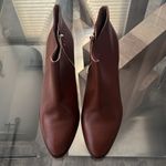 J.Crew NEW  Brown Leather Ankle Boots, Size 12 New w/o Box Photo 4