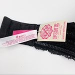 PINK - Victoria's Secret VS PINK Black Sequin Strapless Bra Photo 7