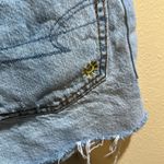 American Eagle size 6 High Rise rainbow patchwork 90’s Boyfriend Shorts Photo 2