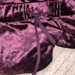 LOGO By Lori Goldstein LOGO size medium burgundy velvet sheen jogger pant Photo 6