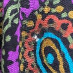 Vintage 90s Jumpsuit Women Cropped Paisley Funky Pattern Rayon Romper Bold Vest Purple Size L Photo 15