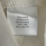 NWT Darjoni Jacket Womens XL White Linen Zip Front Casual Neutral Lightweight Photo 4