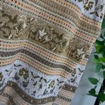 Liz Claiborne Vintage VTG  Metallic Fair Isle Sweater size L Large Photo 6