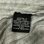 Verve Ami NWT  Sleeveless Open Cardigan Duster Vest Light Gray Acrylic Size XL Photo 5