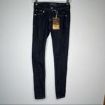 C'Est Toi‎ Superdark Skinny Jeans nwt Blue Size 0 Photo 1