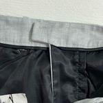ZARA NWT  Women’s Gray Cuffed Trousers‎ Size SMALL Grey Dress Pants Photo 6
