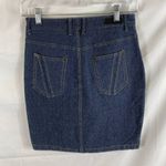 I Heart Ronson  Zip Front Denim Mini Skirt 2 Photo 2