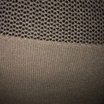 Cache Gold Knit Metallic Peek A Boo Faux Wrap Top New Banded Bottom NWT $98 Photo 9