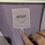 Aerie Lavender V-Neck Sweater for Women Photo 2